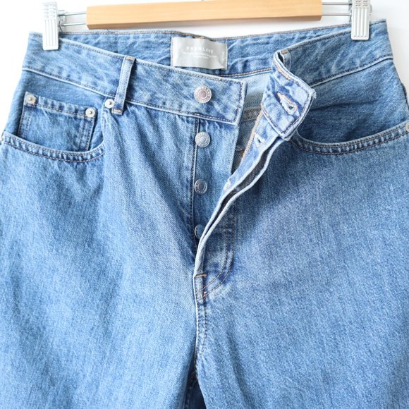 Everlane The Curvy 90s Cheeky Straight Jean, Size 30 Crop - Picture 4 of 15
